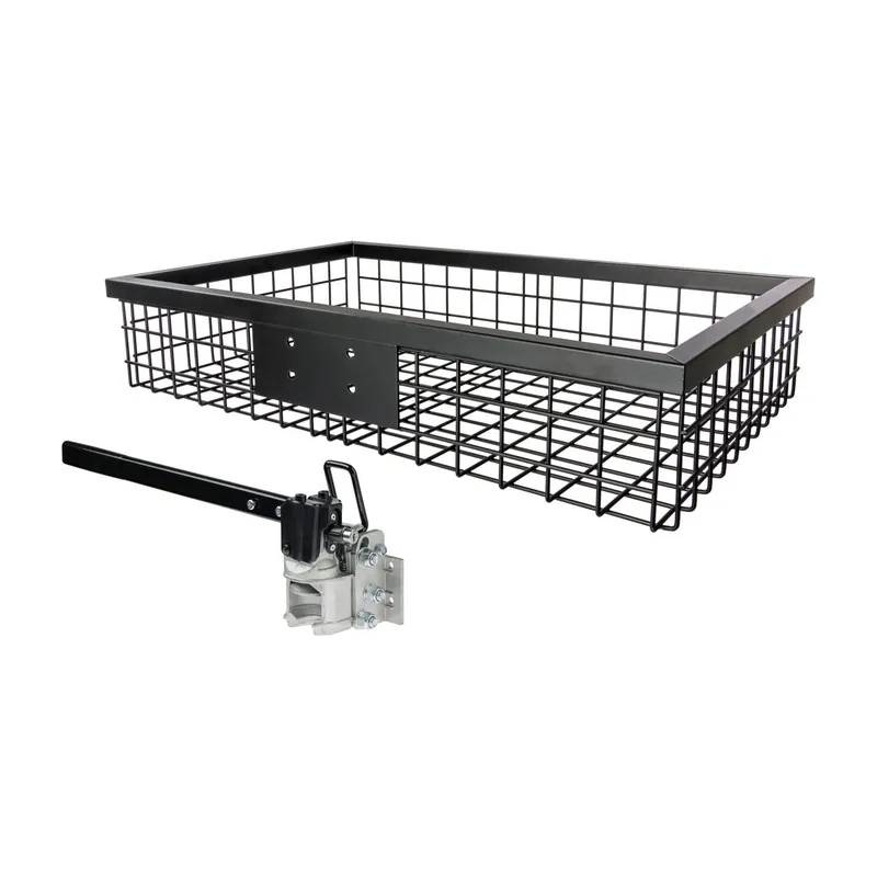 Rear Carrier - 890 X 580 X 180 Mm Coated
With Fold-Down Quick Connect Coupling - Specialerbjudande