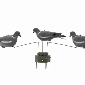 Duvsnurra Standard med tre flockade duvor - Endast denna vecka