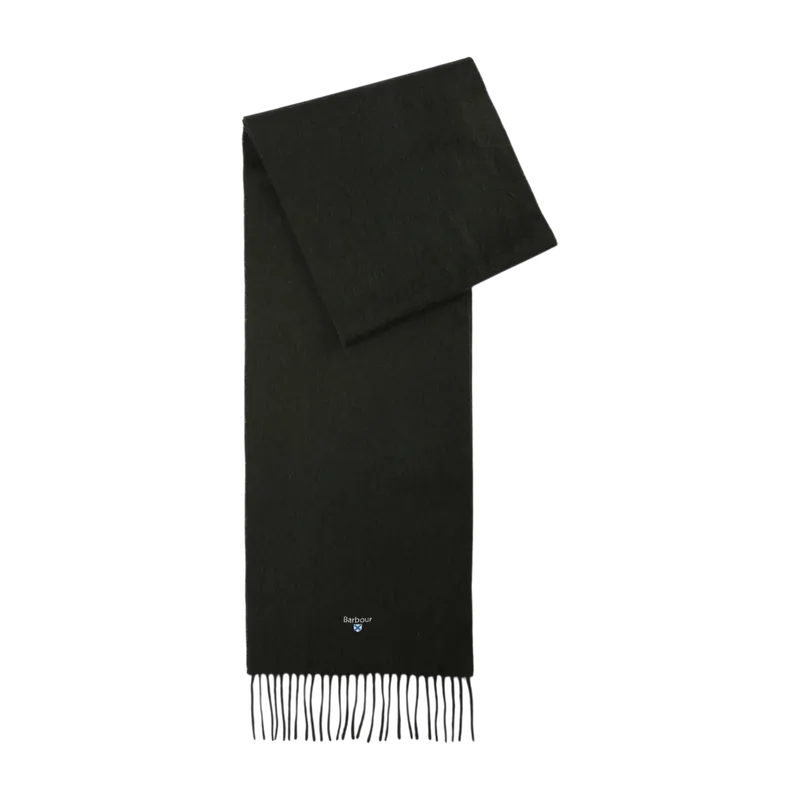 Plain Lambswool Scarf Forest Green | Bästa pris