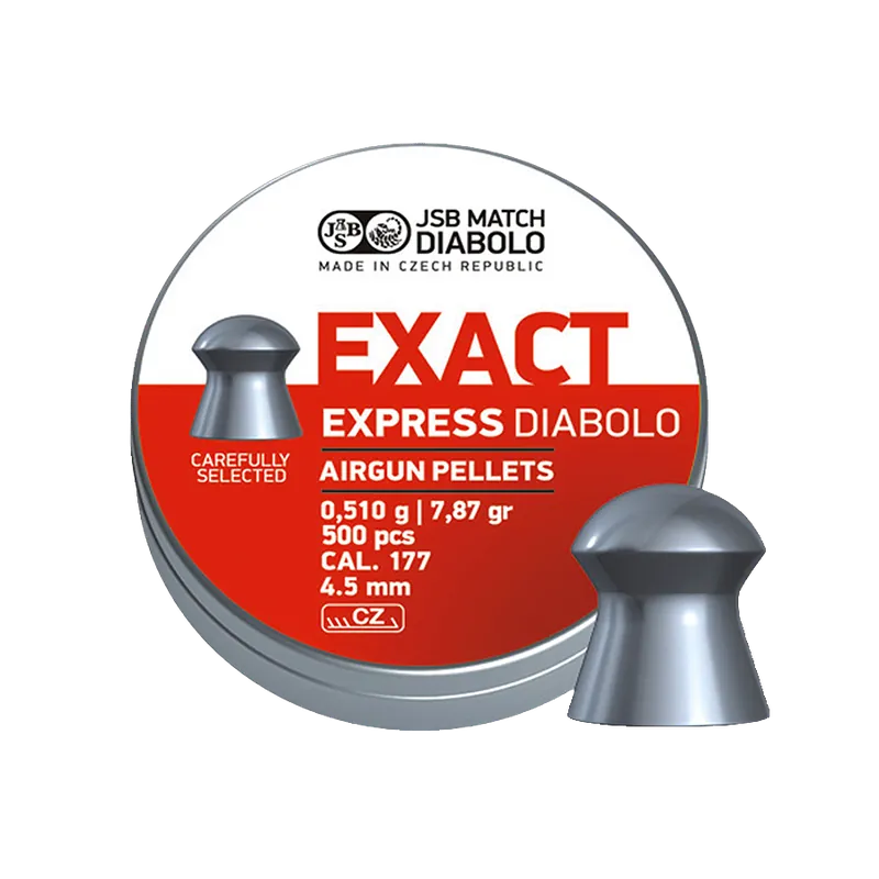 JSB Exact Express Luftgevär Ammunition Rundnos 4,52mm 500st | Erbjudandet går snart ut