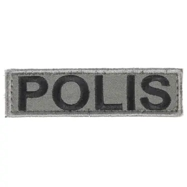 Liten Polis Patch Kardborre -16 Grå | Missa inte