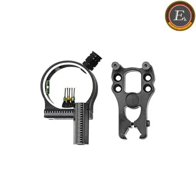 Nyhet hos oss - EK Compound Bow Sight Black 5 Fiber Optic Pin + Led