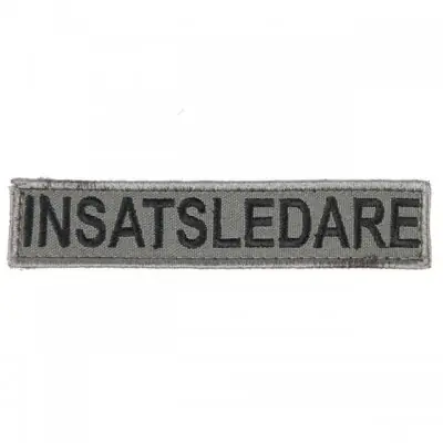Liten Insatsledare Patch Kardborre 11 Grå | Mycket efterfrågad