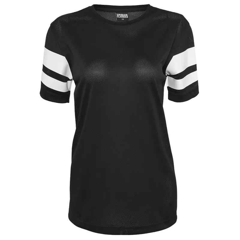 Urban Classics Dam T-Shirt Stripe Mesh - Slutrea