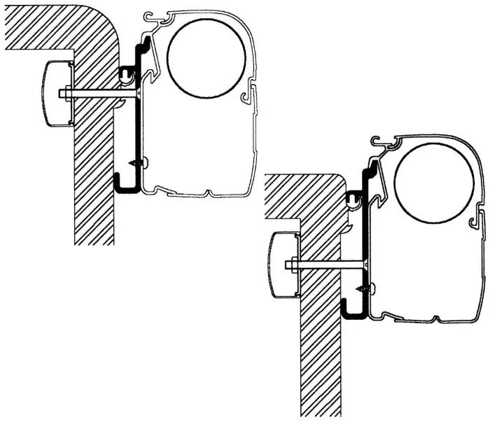 Enkel retur - Thule adapter set Rapido