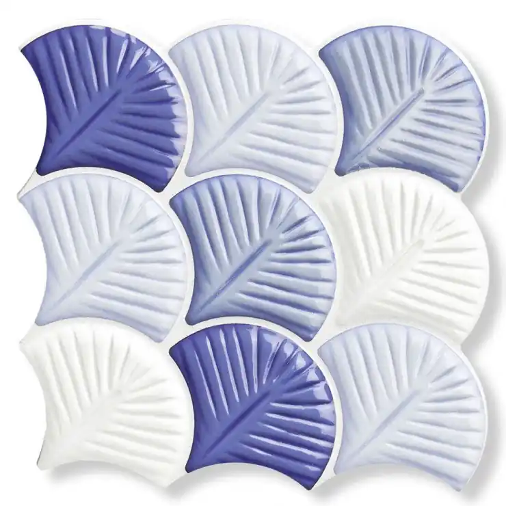 Kakel Scale Shell Violet 31x31 cm - Rekommenderas
