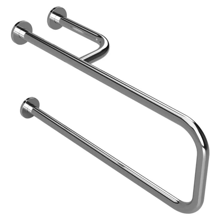 Stödhandtag Steda 76 cm Krom Blank Höger - Prissänkt