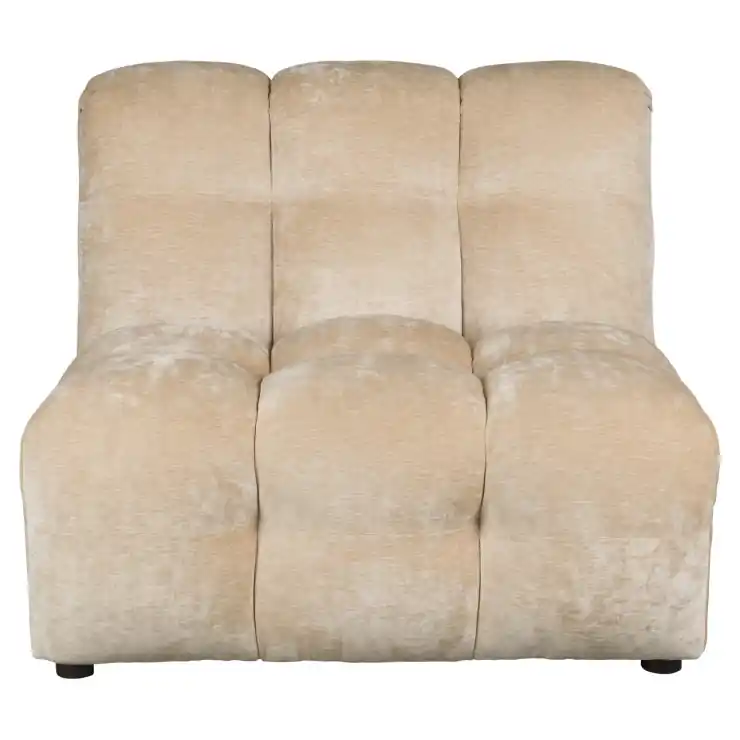Dutchbone Soffa Element Hackman Beige Sammet | Ny produkt