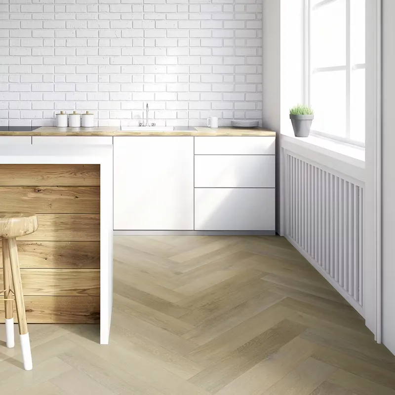 Outlet - Vinylgolv AspectaContours Multilayer 0,55 Iconic Oak Como Herringbone
