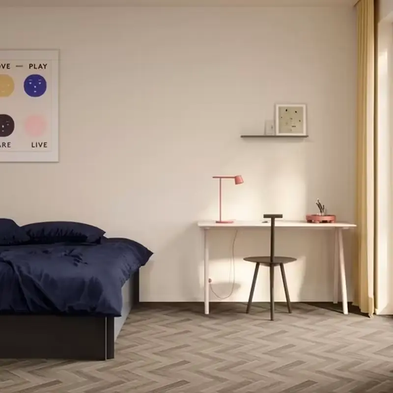 Begränsat antal | Vinylgolv TarkettIconik 280T Ancares Herringbone GråBredd 2000 mm