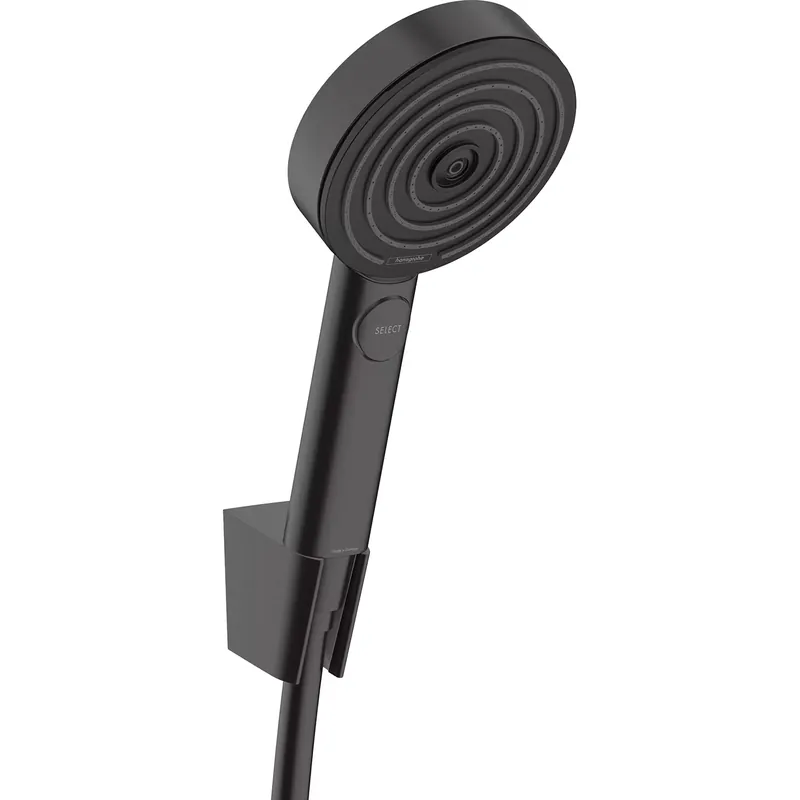 Duschhållareset HansgrohePulsify Select S 105 3jet RelaxationMatt Svart | Utförsäljning