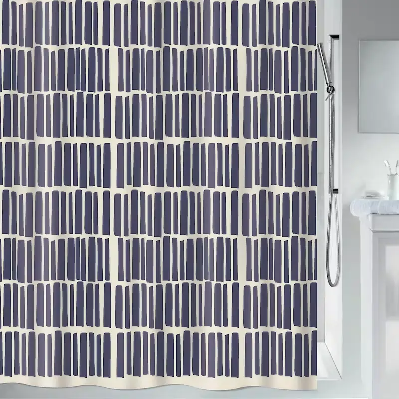 Passa på nu - Duschdraperi SpirellaNaho Blue 180x200 cm