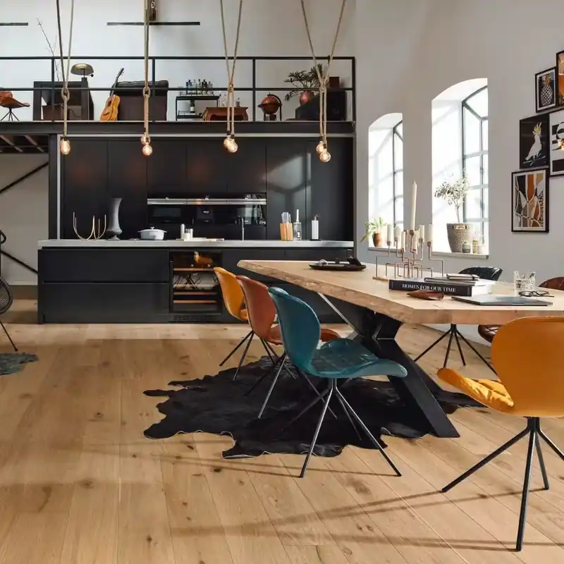 Erbjudande - Parkettgolv MeisterParquet. longlife PD 400 Authentic greige oak 09029