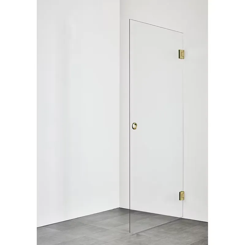 Premium | Duschdörr HafaInfinityMässing, Bredd 900 mm
