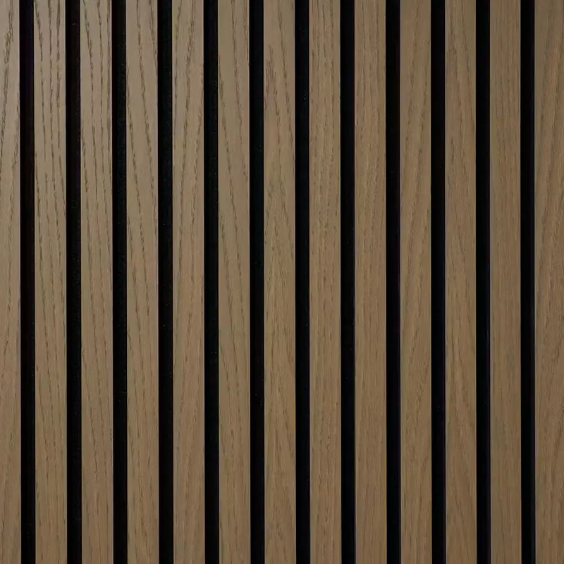 Akustikpanel Wood on wallEk Gråbrunlackad2700x600mm | Dagens erbjudande