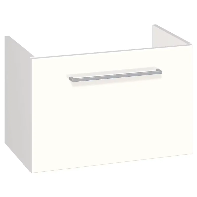 Tvättställsskåp DansaniMido+ 35 cmBxDxH 600x350x400 mm, Vit Högglans med 1 Låda - Spara nu