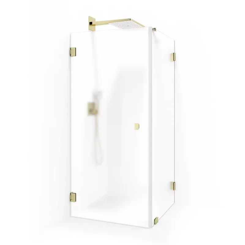 Duschhörna Macro DesignGrace Swing700x900 mm, Guld, Briljant Ice - Ta chansen
