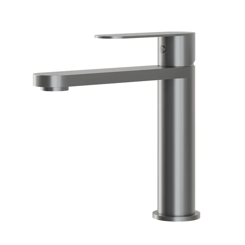 Tvättställsblandare i modern design 17,3 cm - gun metal grå - Tårnby - Precis lanserat